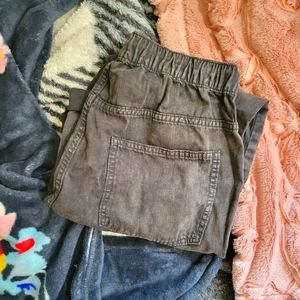 Aerie Drawstring Denim Joggers